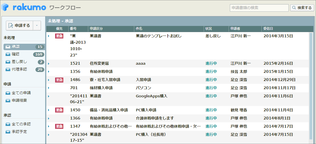 マルチドメインでワークフローの契約を行った場合 ユーザー画面や管理画面はどのような状態になりますか Rakumo サポート